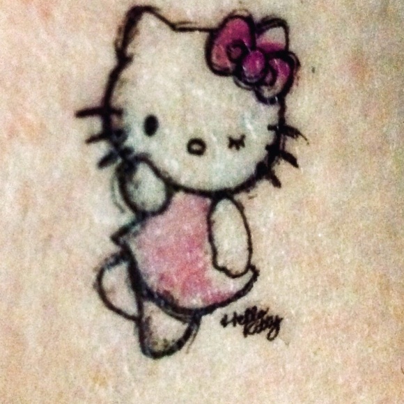Hello Kitty Makeup Hello Kitty Temporary Tattoos Set Of 5 Poshmark